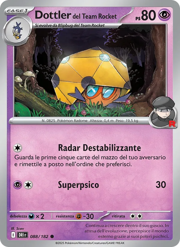 Dottler del Team Rocket Rivali Predestinati 088/182