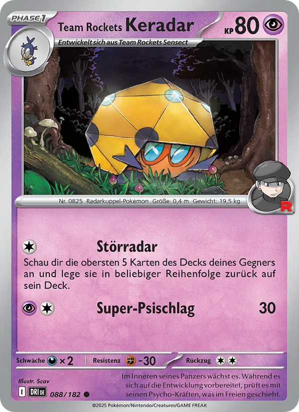 Team Rockets Keradar Ewige Rivalen 088/182