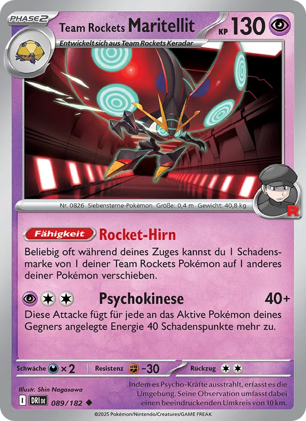 Team Rockets Maritellit Ewige Rivalen 089/182