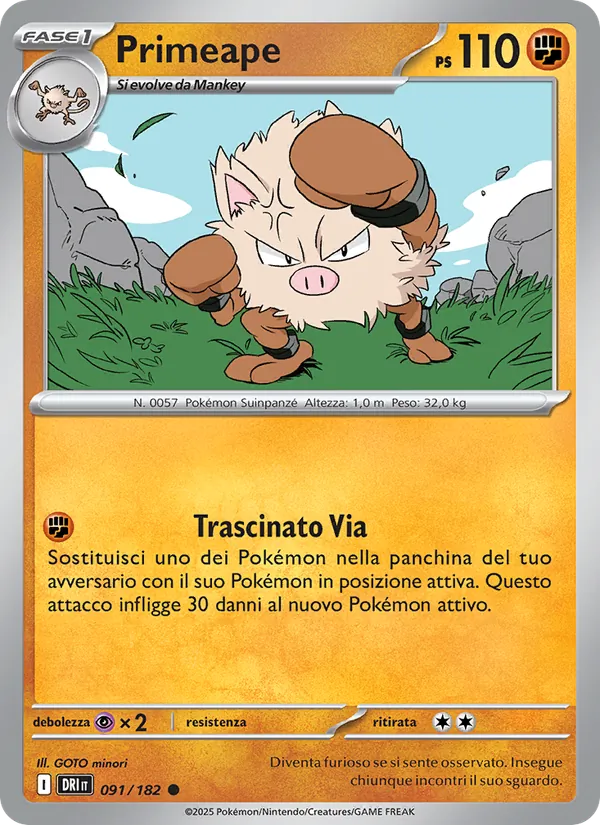 Primeape Rivali Predestinati 091/182