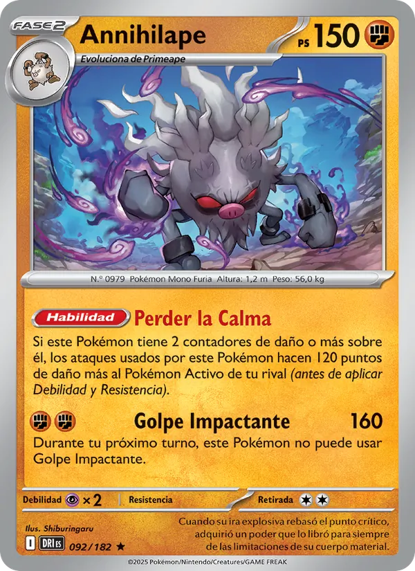 Annihilape Rivales Predestinados 092/182