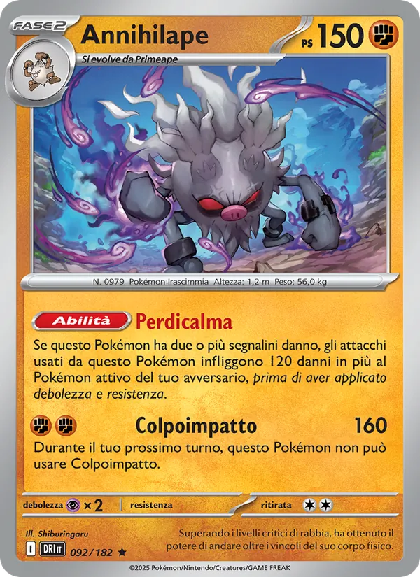 Annihilape Rivali Predestinati 092/182