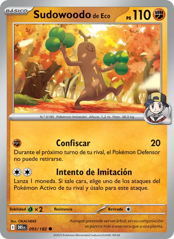 Sudowoodo de Eco Rivales Predestinados 093/182