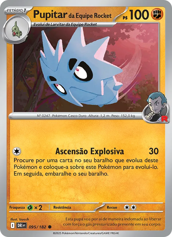Pupitar da Equipe Rocket Rivais Predestinados 095/182