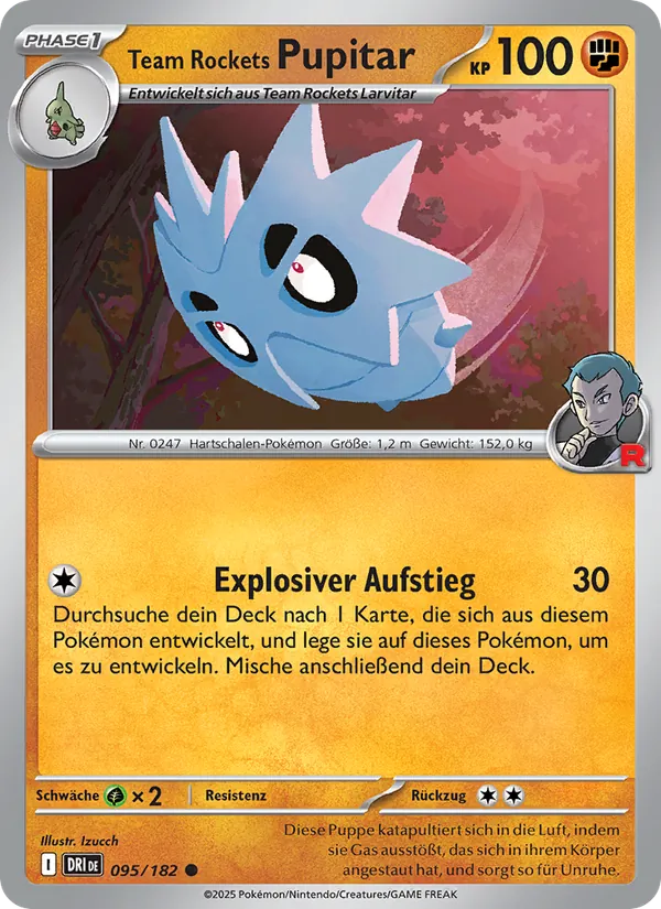 Team Rockets Pupitar Ewige Rivalen 095/182