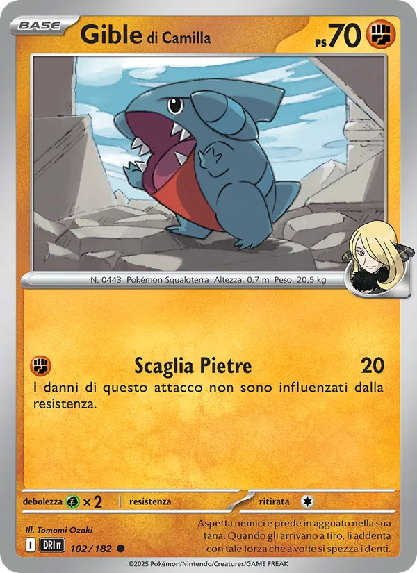 Gible di Camilla Rivali Predestinati 102/182