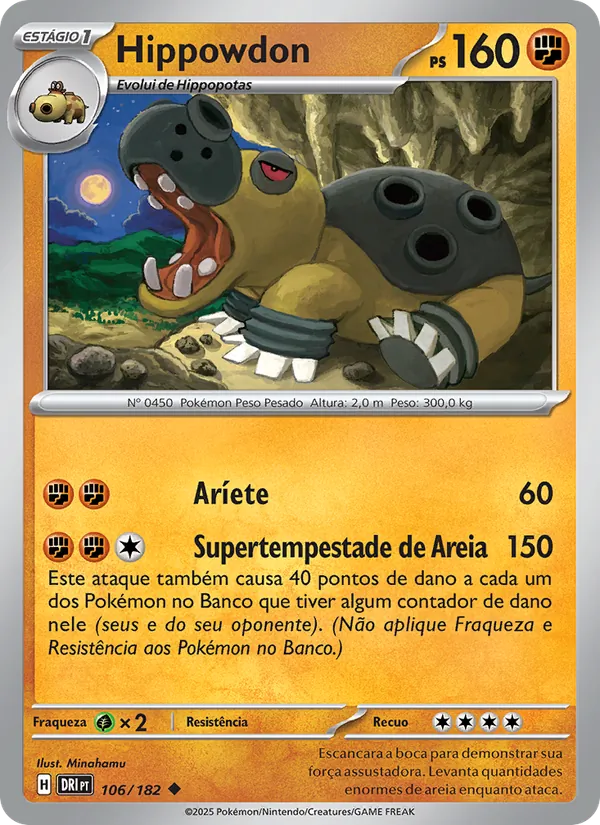 Hippowdon Rivais Predestinados 106/182