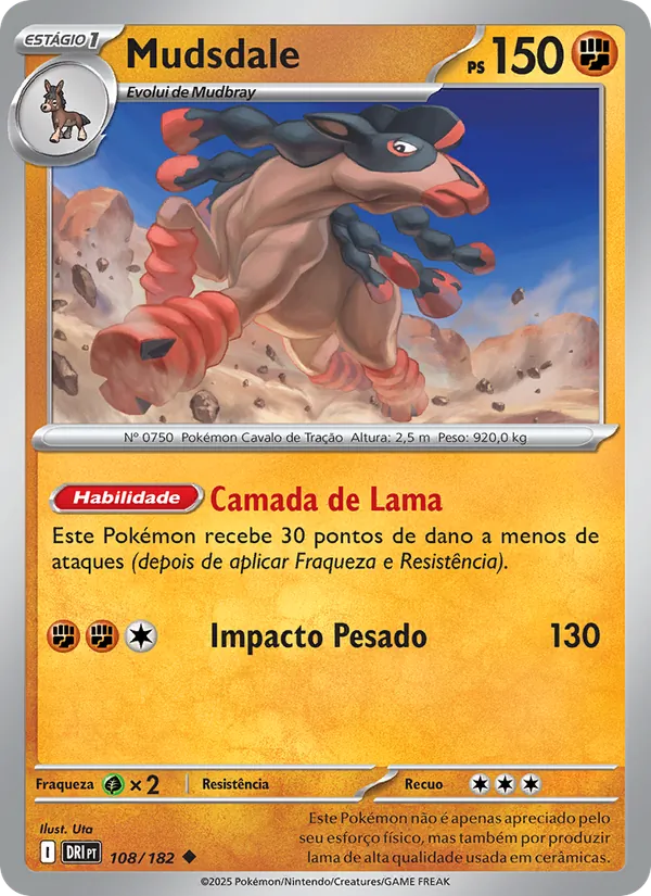 Mudsdale Rivais Predestinados 108/182