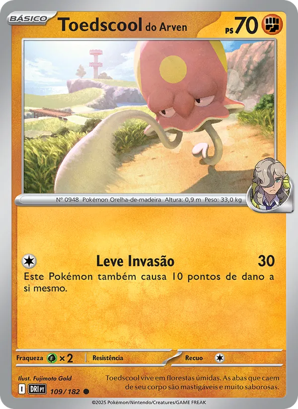 Toedscool do Arven Rivais Predestinados 109/182