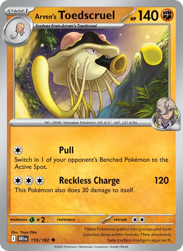 Arven's Toedscruel Destined Rivals 110/182