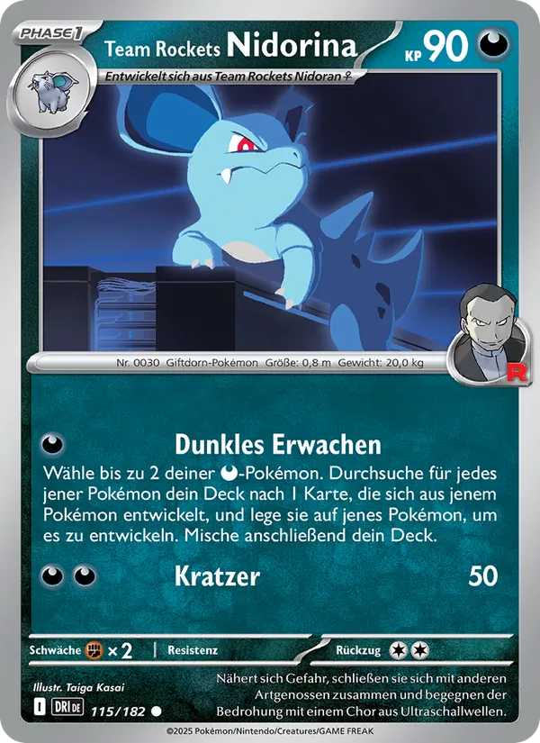 Team Rockets Nidorina Ewige Rivalen 115/182