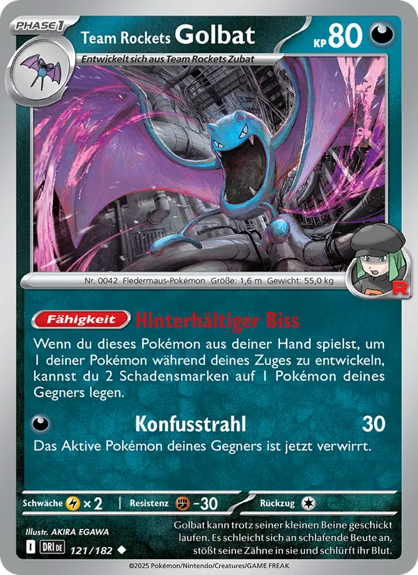 Team Rockets Golbat Ewige Rivalen 121/182