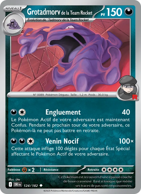 Grotadmorv de la Team Rocket Rivalités Destinées 124/182