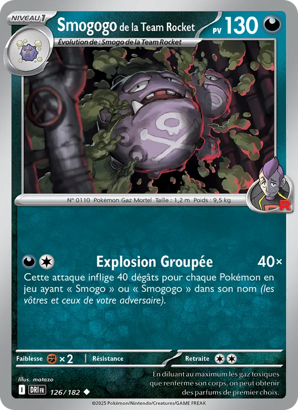 Smogogo de la Team Rocket Rivalités Destinées 126/182