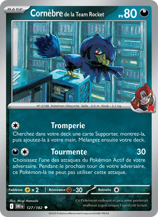 Cornèbre de la Team Rocket Rivalités Destinées 127/182