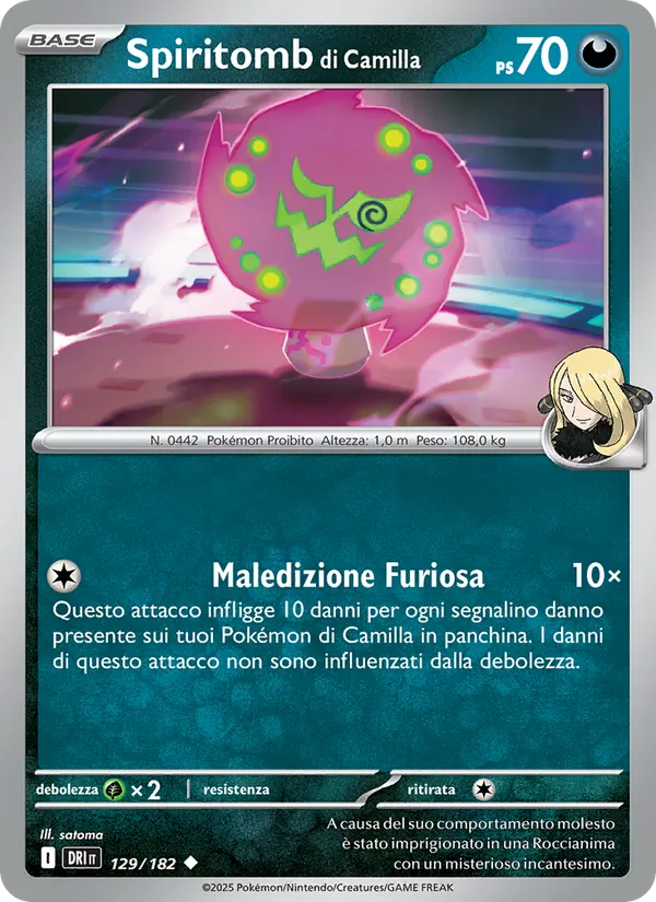 Spiritomb di Camilla Rivali Predestinati 129/182