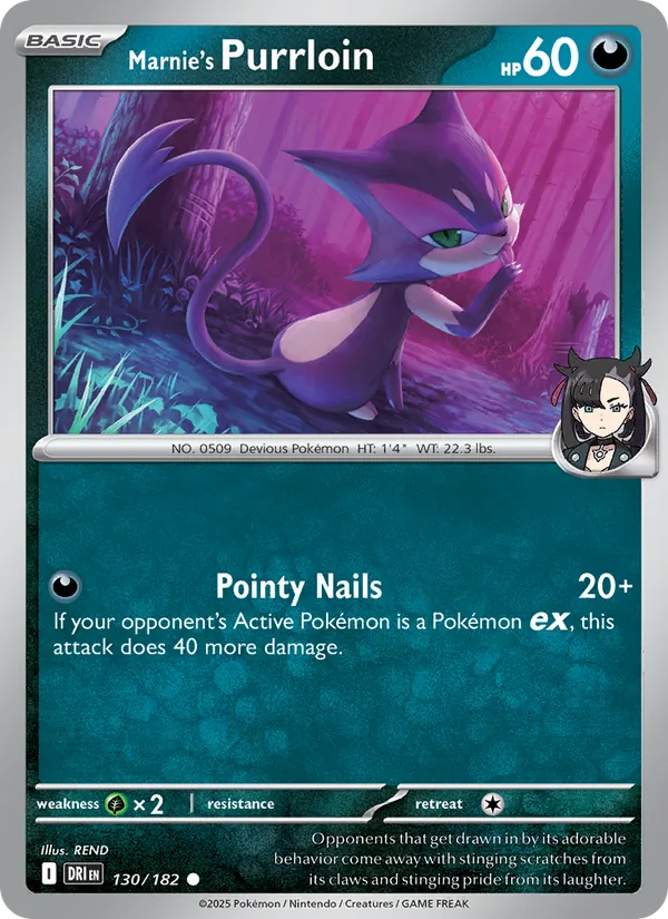 Marnie's Purrloin Destined Rivals 130/182