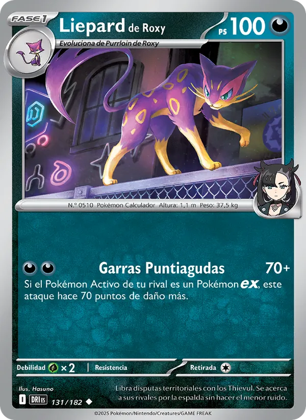Liepard de Roxy Rivales Predestinados 131/182