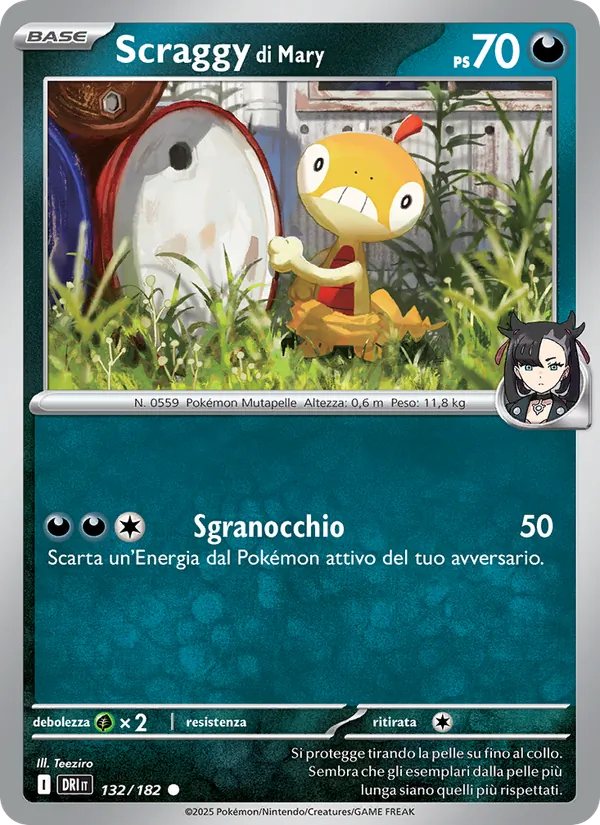 Scraggy di Mary Rivali Predestinati 132/182