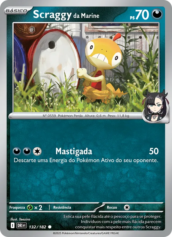 Scraggy da Marine Rivais Predestinados 132/182