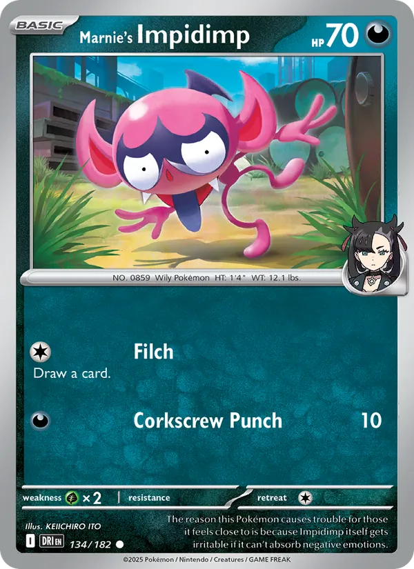 Marnie's Impidimp Destined Rivals 134/182