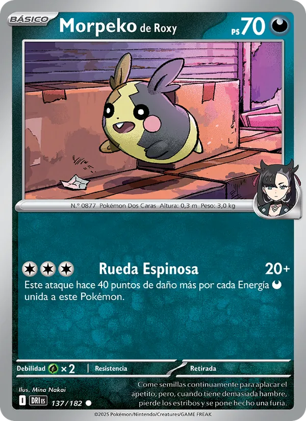 Morpeko de Roxy Rivales Predestinados 137/182