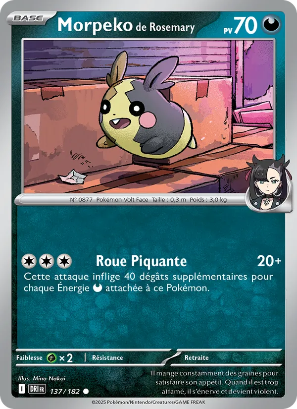 Morpeko de Rosemary Rivalités Destinées 137/182