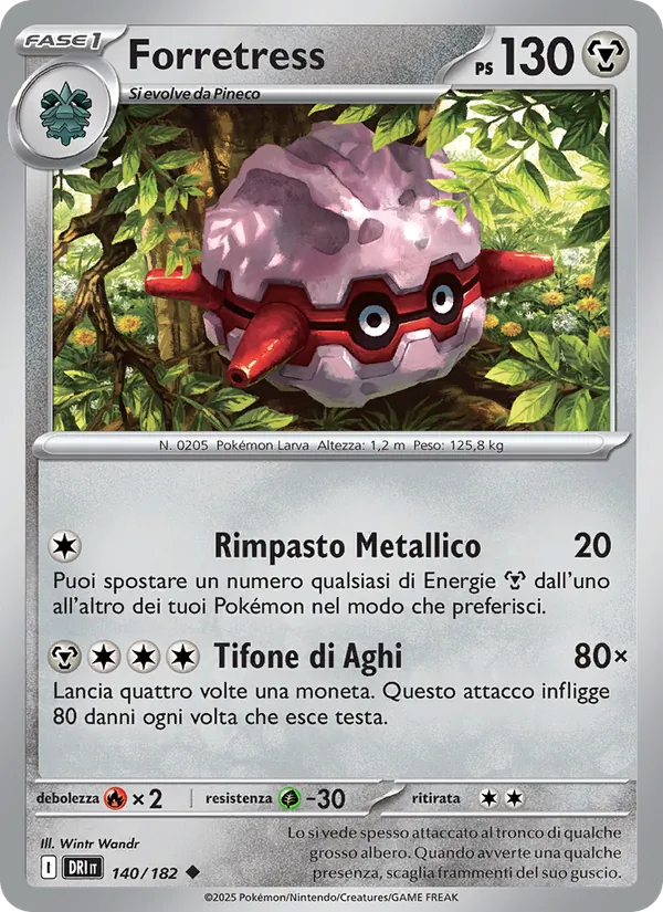 Forretress Rivali Predestinati 140/182