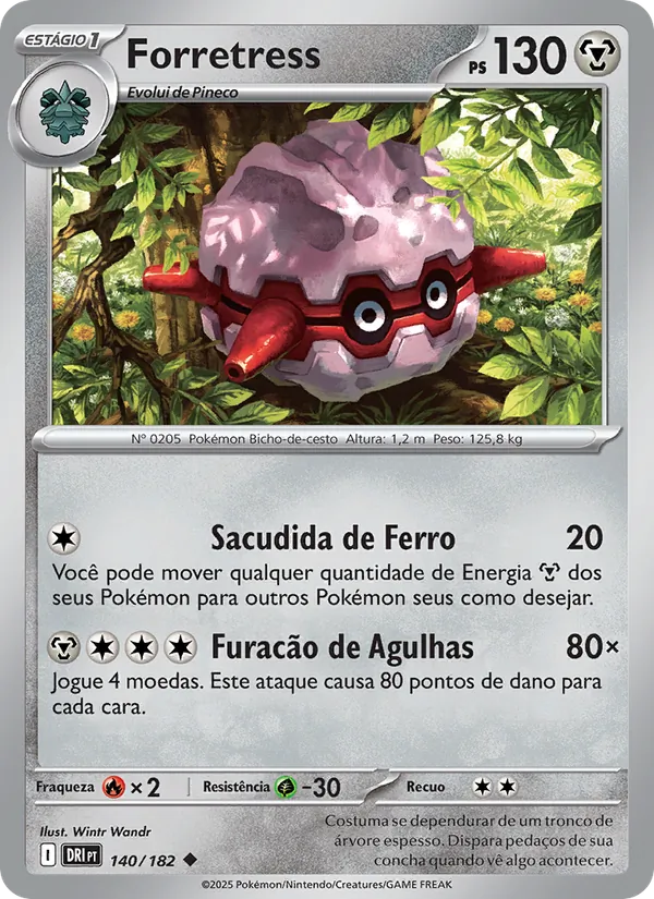 Forretress Rivais Predestinados 140/182