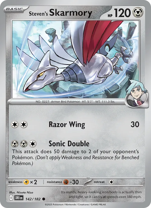 Steven's Skarmory Destined Rivals 142/182
