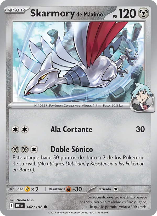 Skarmory de Máximo Rivales Predestinados 142/182