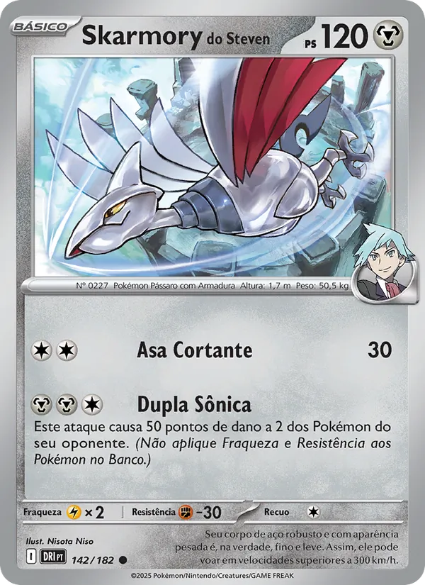 Skarmory do Steven Rivais Predestinados 142/182