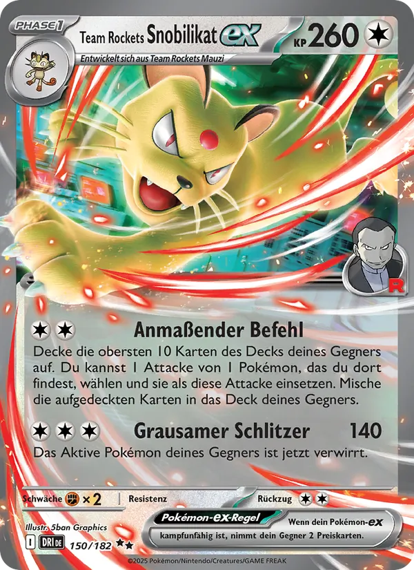 Team Rockets Snobilikat-ex Ewige Rivalen 150/182