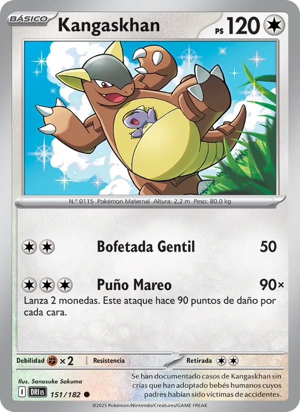 Kangaskhan Rivales Predestinados 151/182