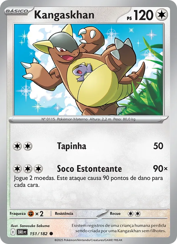 Kangaskhan Rivais Predestinados 151/182