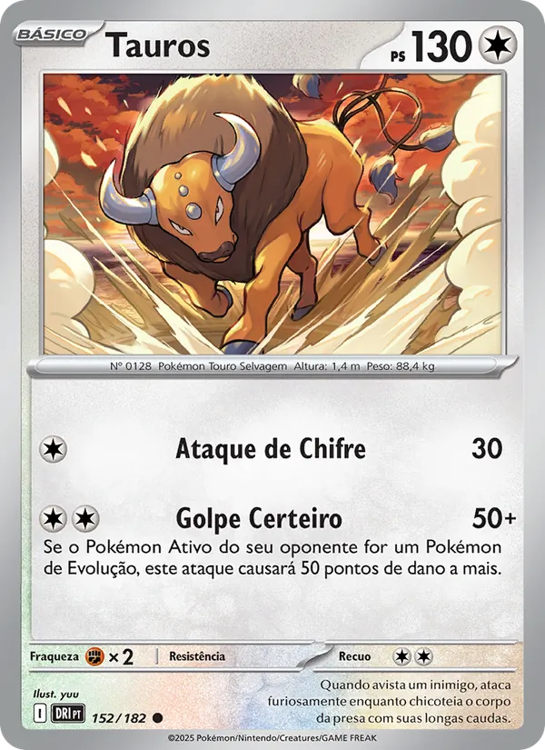 Tauros Rivais Predestinados 152/182