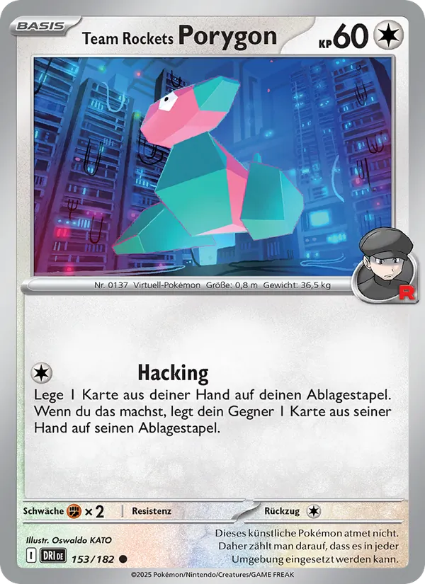Team Rockets Porygon Ewige Rivalen 153/182