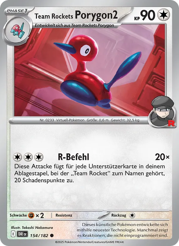 Team Rockets Porygon2 Ewige Rivalen 154/182