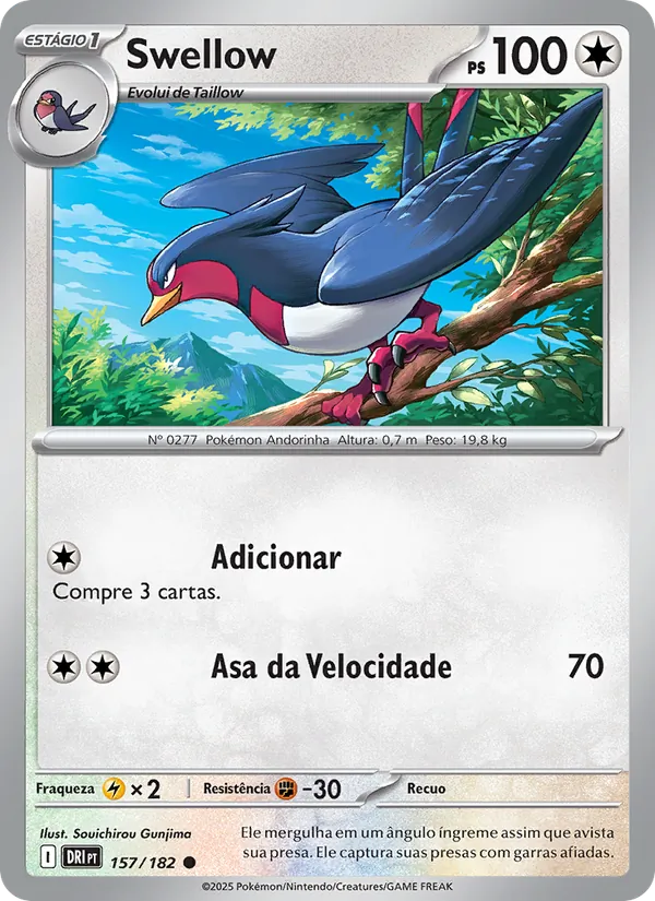 Swellow Rivais Predestinados 157/182