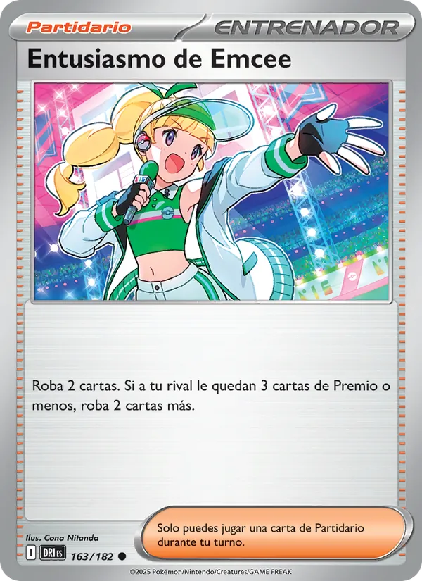 Entusiasmo de Emcee Rivales Predestinados 163/182