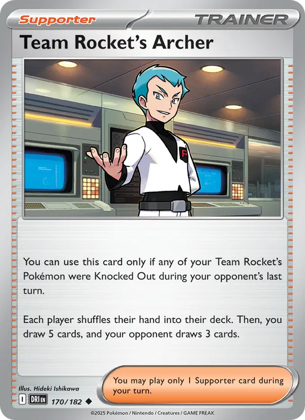 Team Rocket's Archer Destined Rivals 170/182