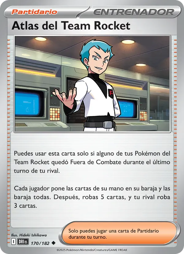 Atlas del Team Rocket Rivales Predestinados 170/182