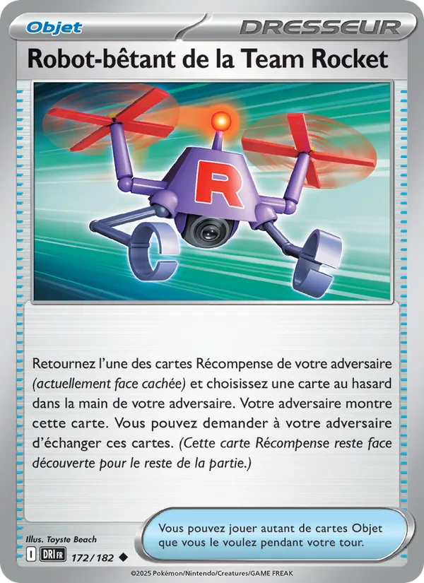 Robot-bêtant de la Team Rocket Rivalités Destinées 172/182