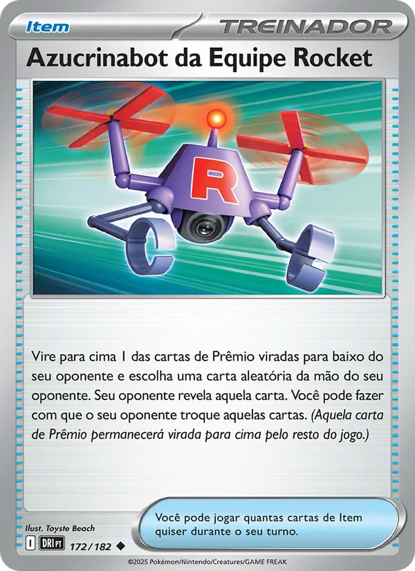 Azucrinabot da Equipe Rocket Rivais Predestinados 172/182