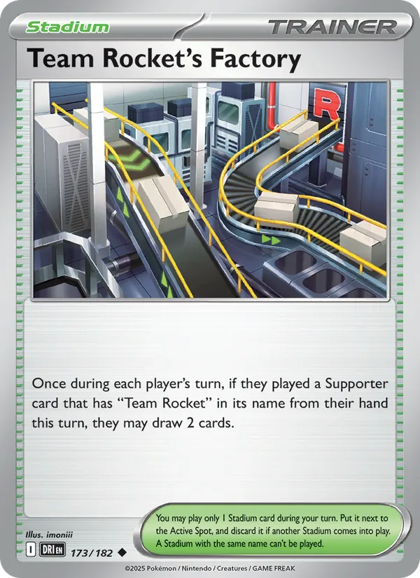 Team Rocket's Factory Destined Rivals 173/182