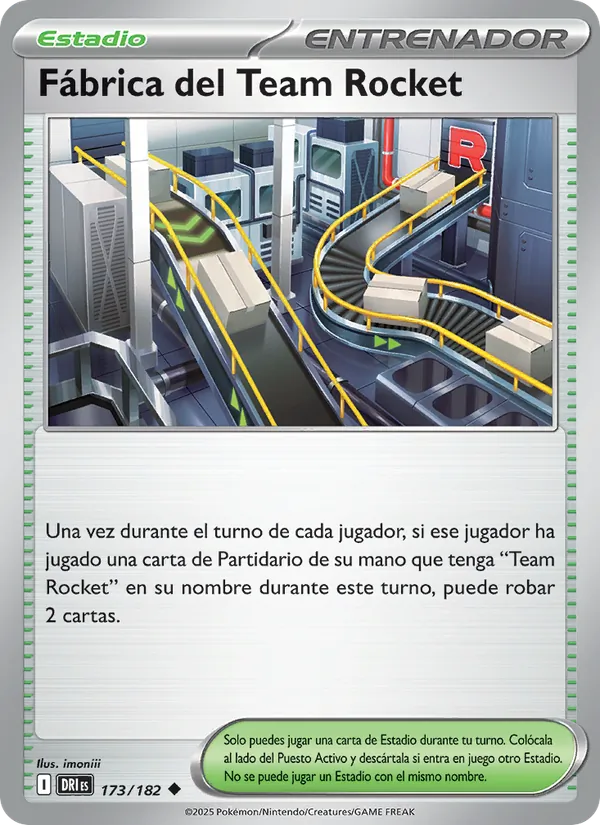 Fábrica del Team Rocket Rivales Predestinados 173/182