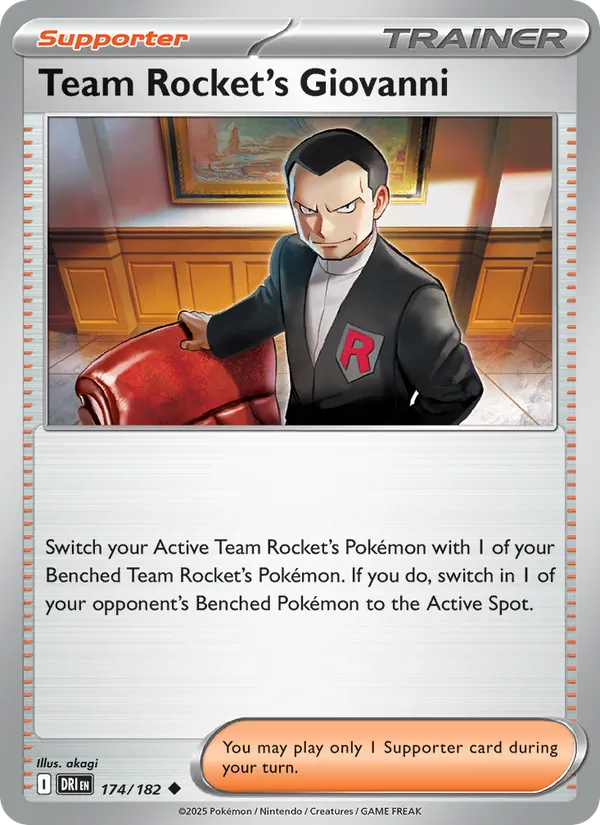Team Rocket's Giovanni Destined Rivals 174/182