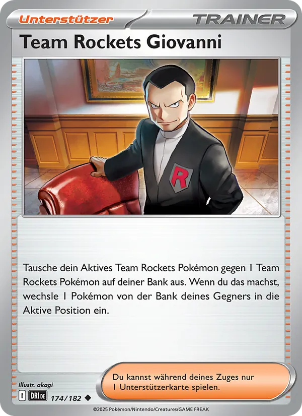 Team Rockets Giovanni Ewige Rivalen 174/182