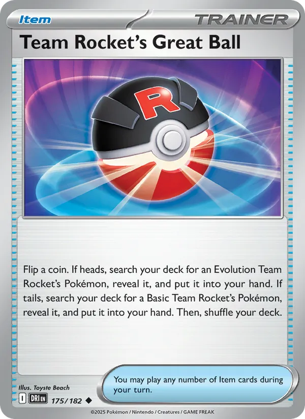Team Rocket's Great Ball Destined Rivals 175/182