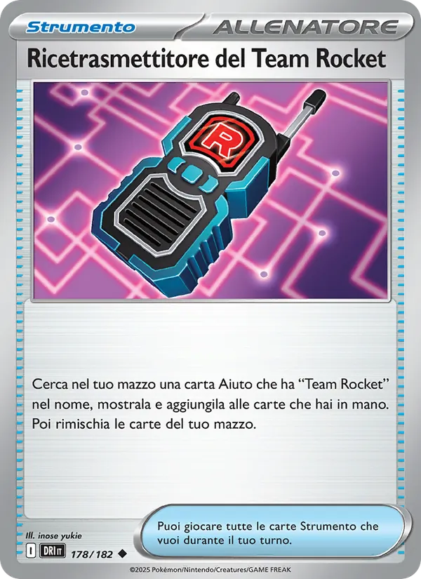 Ricetrasmettitore del Team Rocket Rivali Predestinati 178/182